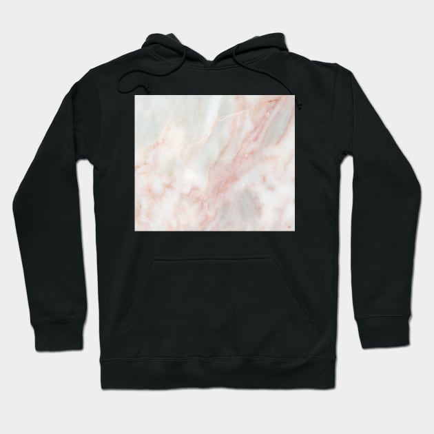 Softest blush pink marble Hoodie by marbleco